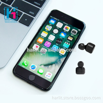 Supper Mini In-Ear Wireless Stereo Bluetooth 4.2 Headphones With Microphone Headphones With1500 mAh Charging Case For iPhone 7